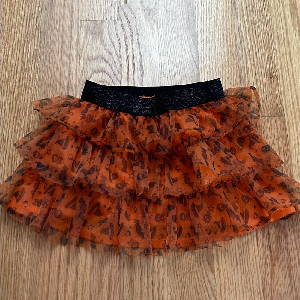 Halloween Ruffled Skirt